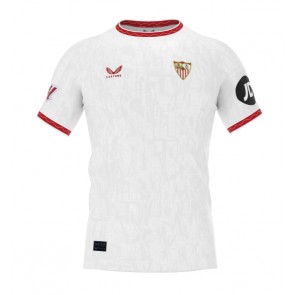 Billiga Sevilla Saul Niguez #17 Hemmatröja 2024-25 Kortärmad